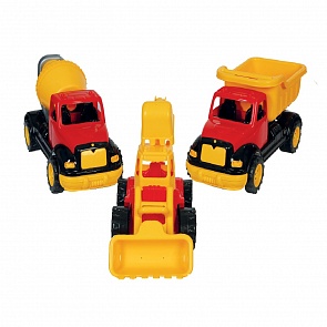 Набор из 3-х строительных машин 30 см. (Terides, Т8-006)